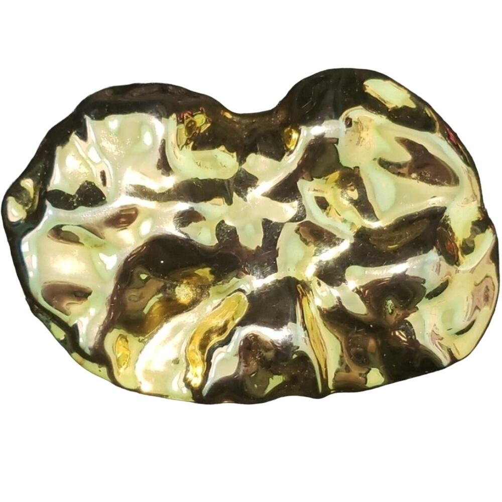 Vintage, Charmant Nugget‎ Gold Belt Buckle